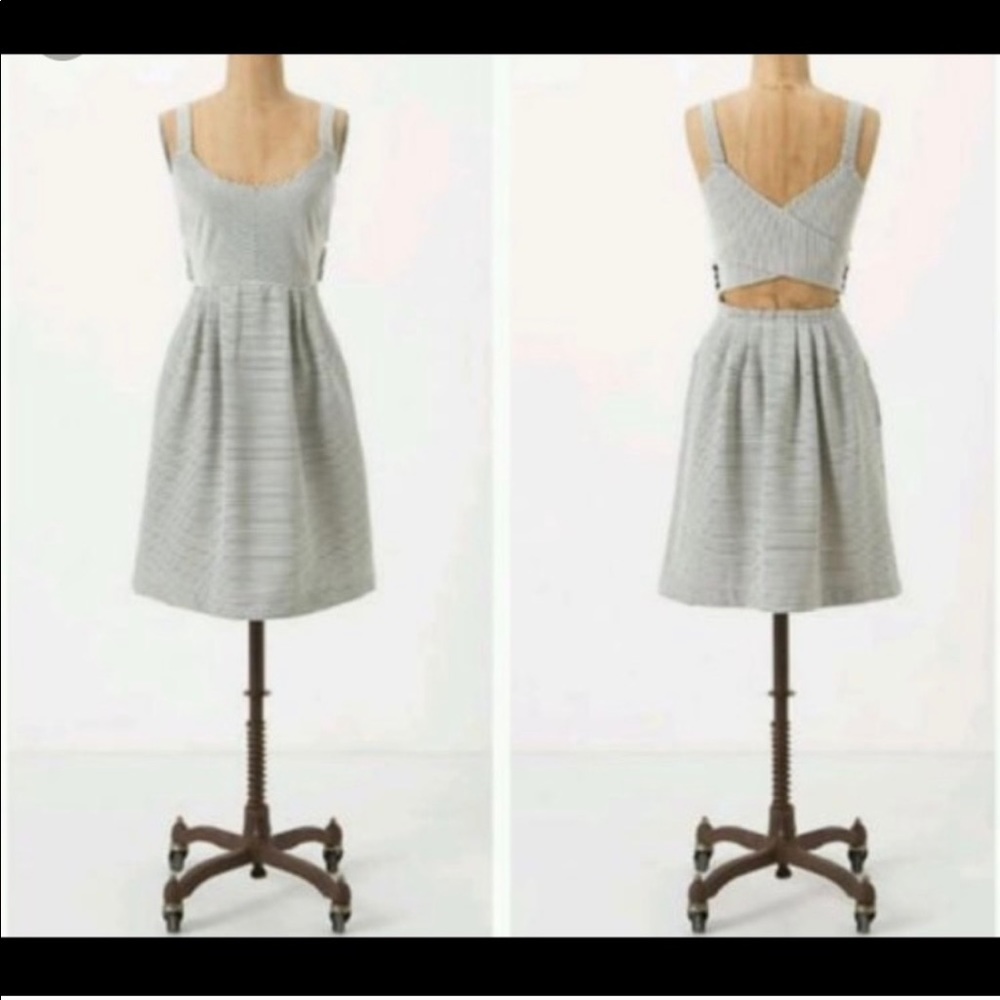 Anthropologie Postmark Mona Striped Dress sz.small